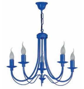 Люстра Арт. L-56/5 Azul (синий) Joalpa (Испания)